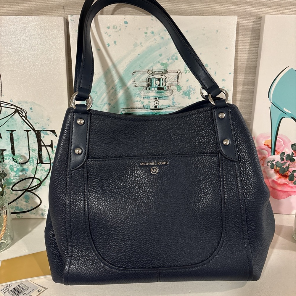 Michael Kors Dark Blue Shoulder Bag
